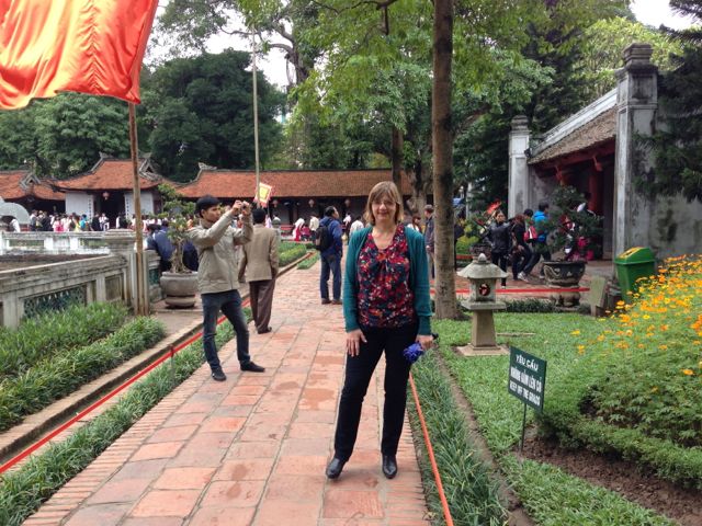 Temple to Confucius in Hanoi Vietnam